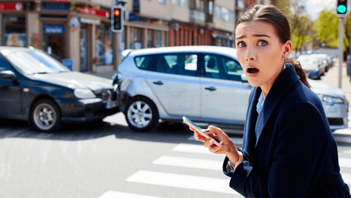 femme-en-chemise-a-manches-longues-marron
