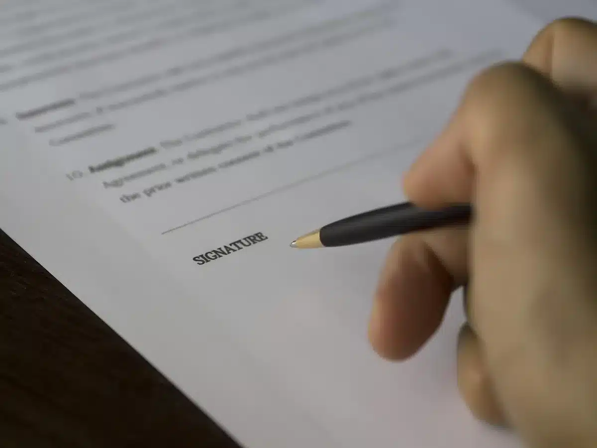 Documents horodatés et formulaire de consentement archivés